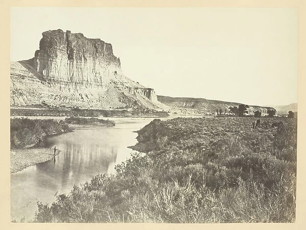 Castle Rock, Green River Valley, 1868  /  69. Creator: Andrew Joseph Russell