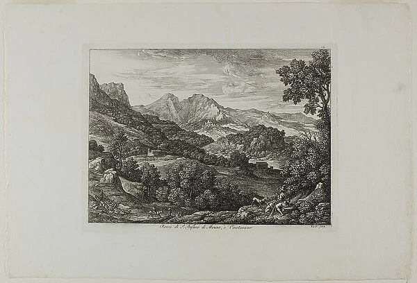 Castle of Saint Stephan of Mezzo and Canturano, 1810. Creator: Joseph Anton Koch