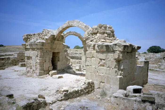 Framed Print : Castle of Saranta Kolones, Paphos, Cyprus, 2001 Framed Print : Castle of Saranta Kolones, Paphos, Cyprus, 2001
