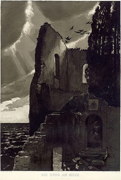 The Castle by the Sea, 1887. Creator: Max Klinger