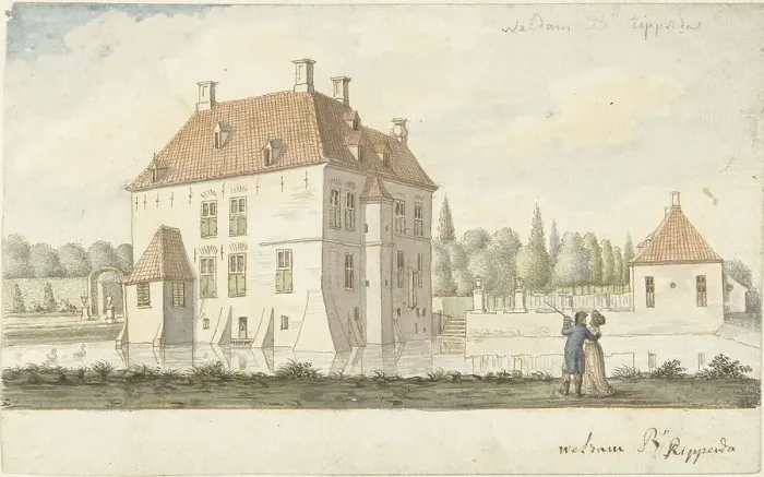 Framed Print : Castle t Weldam near Goor, 1761-1828. Creator: Joseph Schmetterling Framed Print : Castle t Weldam near Goor, 1761-1828. Creator: Joseph Schmetterling