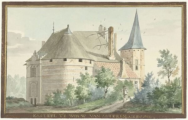 The castle in Wouw, 1741. Creator: Aert Schouman