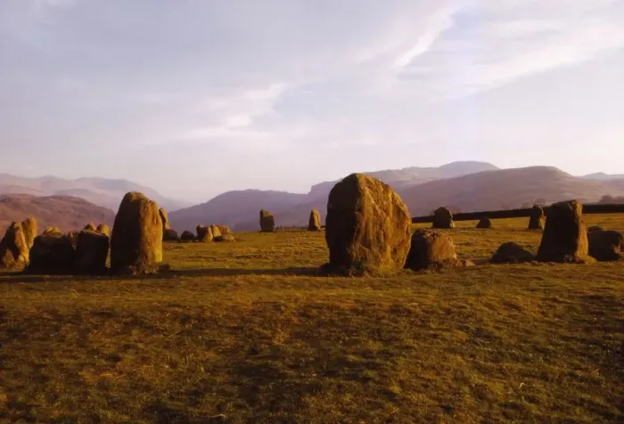 Framed Print : Castlerigg Stone Circle near Keswick, Cumberland, England, 20th century. Artist: CM Dixon Framed Print : Castlerigg Stone Circle near Keswick, Cumberland, England, 20th century. Artist: CM Dixon