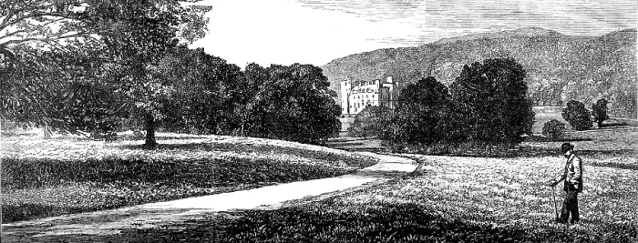 Framed Print : Castlewellan, County Down, Ireland, the seat of Lord Annesley, 1883. Creator: Unknown Framed Print : Castlewellan, County Down, Ireland, the seat of Lord Annesley, 1883. Creator: Unknown