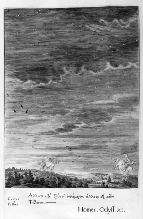 Framed Print : Castor and Pollux, 1655. Artist: Michel de Marolles Framed Print : Castor and Pollux, 1655. Artist: Michel de Marolles