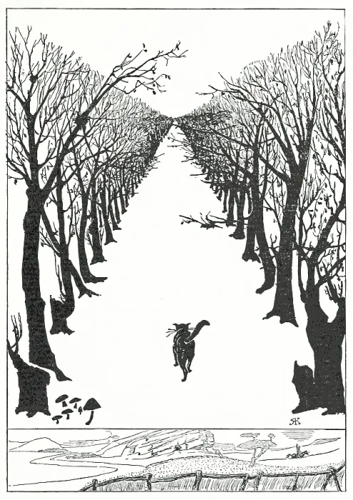 Framed Print : The Cat that Walked by Himself, 1897. Creator: Rudyard Kipling Framed Print : The Cat that Walked by Himself, 1897. Creator: Rudyard Kipling