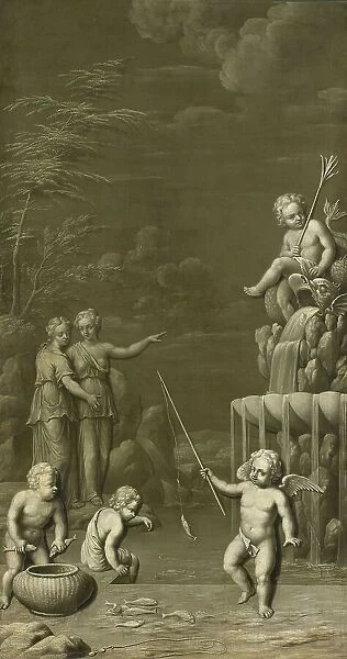The Catch, 1734. Creator: Hendrik Carree