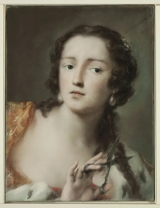 Framed Print : Caterina Sagredo Barbarigo as 'Berenice', c1741. Creator: Rosalba Giovanna Carriera Framed Print : Caterina Sagredo Barbarigo as 'Berenice', c1741. Creator: Rosalba Giovanna Carriera