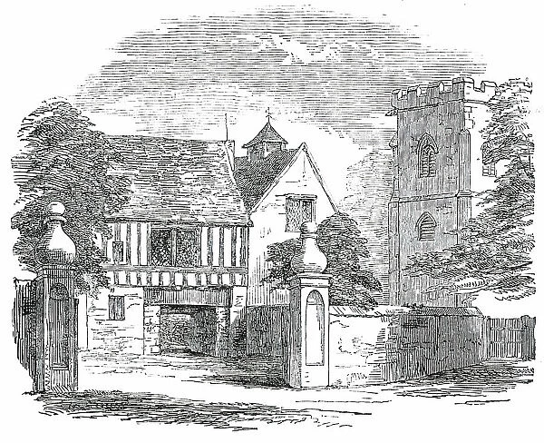 Catesby Hall - Gateway, Ashby St. Leger, 1850. Creator: Unknown