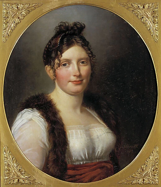 Catharina Charlotta Bågh (1777-1816), married to Baron Pehr Erik Skjöldebrand, 1812. Creator: Per Krafft the Younger