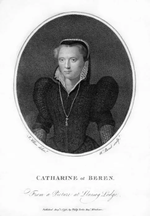 Framed Print : Catharine of Beren, (1798). Artist: W Bond Framed Print : Catharine of Beren, (1798). Artist: W Bond