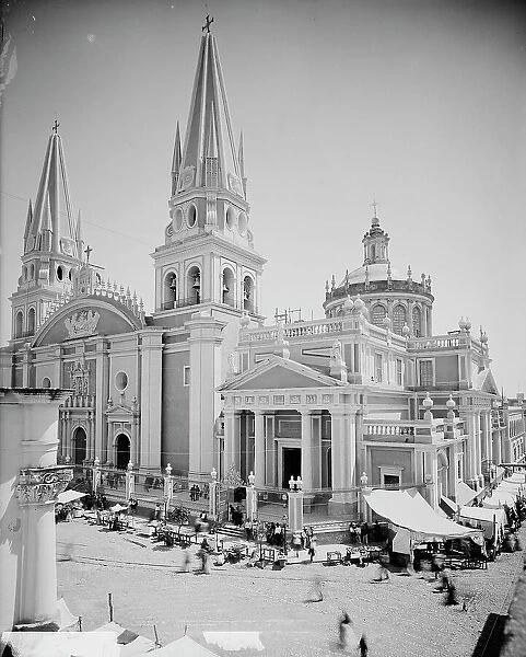 Cathedral of Guadalajara, between 1880 and 1897. Creator: William H. Jackson