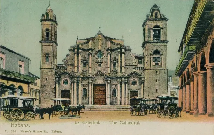 Framed Print : The Cathedral, Havana, Cuba, c1910 Framed Print : The Cathedral, Havana, Cuba, c1910