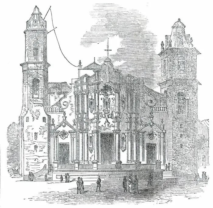 Framed Print : The Cathedral of Havannah, 1850. Creator: Unknown