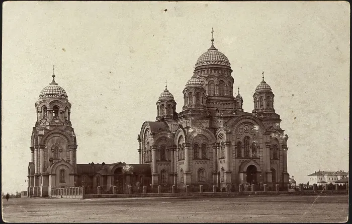 Framed Print : Cathedral in Irkutsk, 1904-1917. Creator: Unknown Framed Print : Cathedral in Irkutsk, 1904-1917. Creator: Unknown