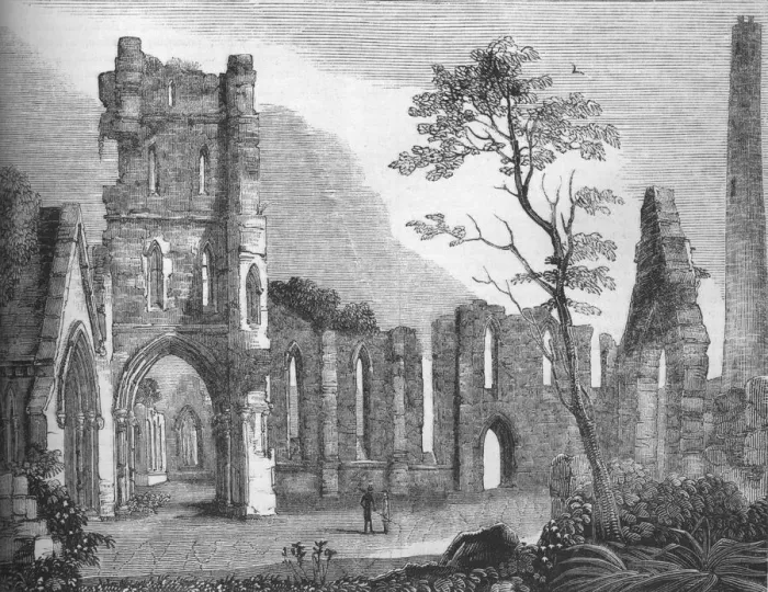 Framed Print : Cathedral of Kildare, 1845 Framed Print : Cathedral of Kildare, 1845