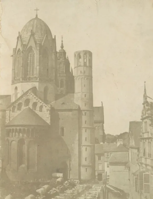 Framed Print : [Cathedral at Mainz], ca. 1852. Creator: Unknown