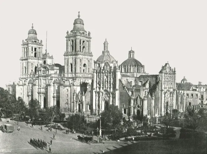 Framed Print : The Cathedral, Mexico City, Mexico, 1895. Creator: Unknown Framed Print : The Cathedral, Mexico City, Mexico, 1895. Creator: Unknown