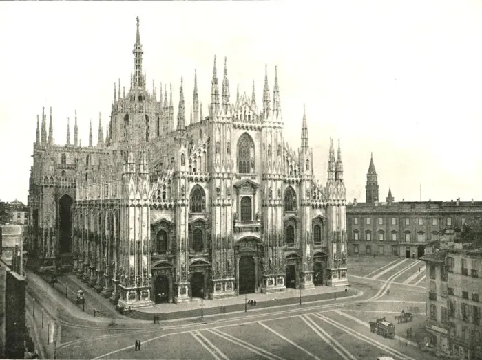 Framed Print : The Cathedral, Milan, Italy, 1895. Creator: Unknown Framed Print : The Cathedral, Milan, Italy, 1895. Creator: Unknown