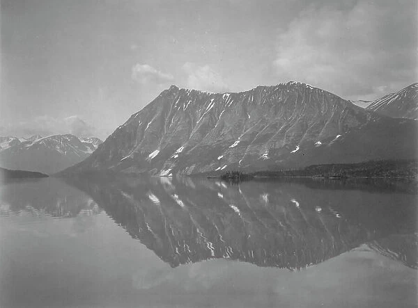 Cathedral Mountain and Lake Atlin, between c1900 and 1927. Creator: Unknown