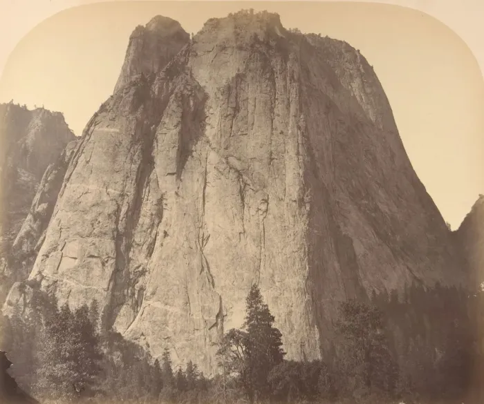 Framed Print : Cathedral Rock, 1861. Creator: Carleton Emmons Watkins Framed Print : Cathedral Rock, 1861. Creator: Carleton Emmons Watkins