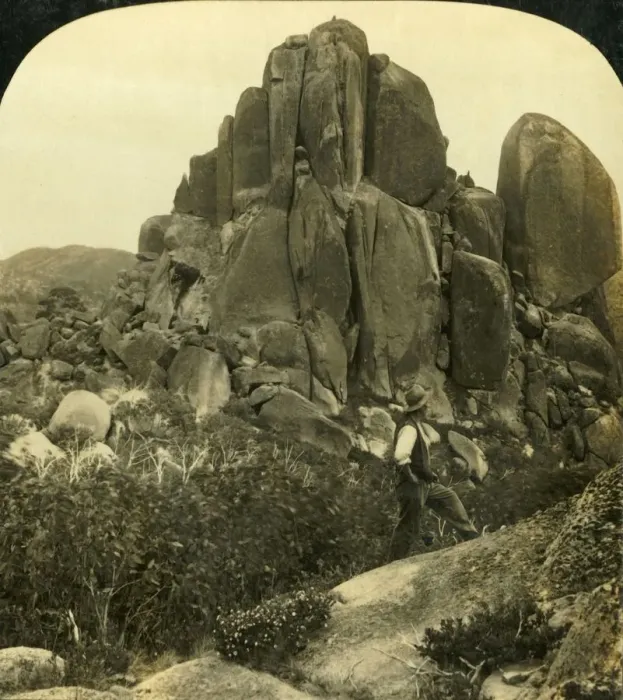 Framed Print : Cathedral Rock, Buffalo Ranges, Victoria, Australia, c1909. Creator: George Rose Framed Print : Cathedral Rock, Buffalo Ranges, Victoria, Australia, c1909. Creator: George Rose