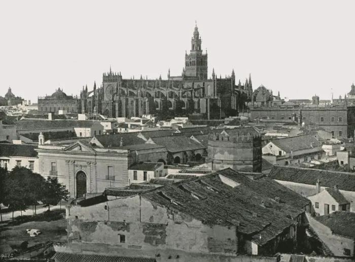 Framed Print : The Cathedral, Seville, Spain, 1895. Creator: W &s Ltd Framed Print : The Cathedral, Seville, Spain, 1895. Creator: W &s Ltd