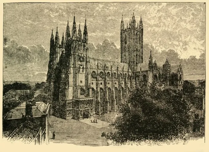 Framed Print : The Cathedral from the South-West, 1898. Creator: Unknown Framed Print : The Cathedral from the South-West, 1898. Creator: Unknown