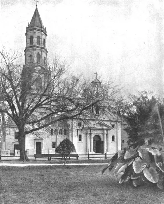 Framed Print : Cathedral of St. Augustine, Florida, USA, c1900. Creator: Unknown Framed Print : Cathedral of St. Augustine, Florida, USA, c1900. Creator: Unknown