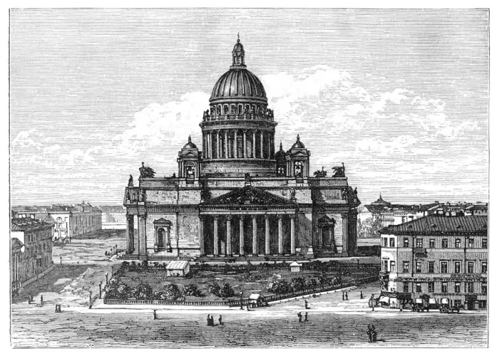 Framed Print : Cathedral of St Isaac, St Petersburg, Russia, 1900 Framed Print : Cathedral of St Isaac, St Petersburg, Russia, 1900