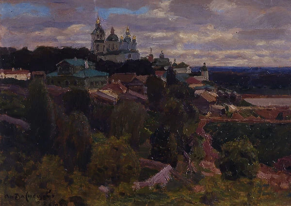 Cathedral in Vyatka, 1916. Artist: Vasnetsov, Appolinari Mikhaylovich (1856-1933)
