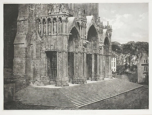 Cathedrale de Chartres, 1856 or 1857. Creator: Charles Negre