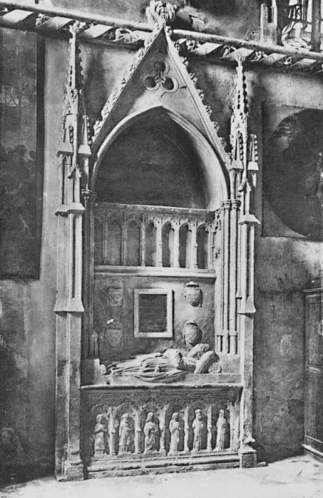 Framed Print : Cathedrale D Avignon. - Tomb of the Pope Benedicte XII, c1925