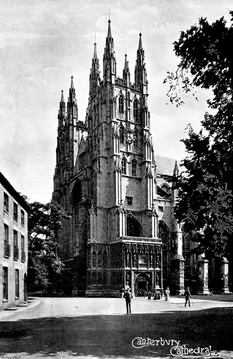 Framed Print : The Cathedrals of England: Canterbury Cathedral, 1895. Creator: Francis Frith & Co Framed Print : The Cathedrals of England: Canterbury Cathedral, 1895. Creator: Francis Frith & Co