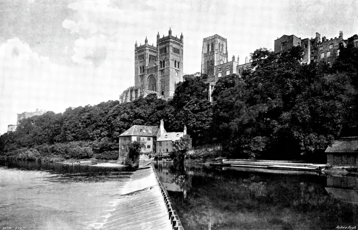 Framed Print : The Cathedrals of England: Durham Cathedral, 1895. Creator: Francis Frith & Co Framed Print : The Cathedrals of England: Durham Cathedral, 1895. Creator: Francis Frith & Co