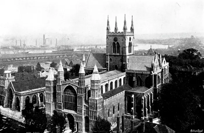 Framed Print : The Cathedrals of England: Rochester Cathedral, 1895. Creator: Francis Frith & Co Framed Print : The Cathedrals of England: Rochester Cathedral, 1895. Creator: Francis Frith & Co