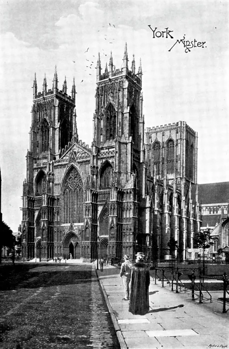 Framed Print : The Cathedrals of England: York Minster, 1895. Creator: Francis Frith & Co Framed Print : The Cathedrals of England: York Minster, 1895. Creator: Francis Frith & Co
