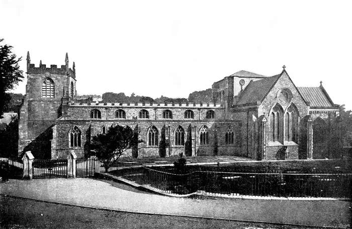 Framed Print : The Cathedrals of Great Britain: Bangor Cathedral, 1895. Creator: Francis Frith & Co Framed Print : The Cathedrals of Great Britain: Bangor Cathedral, 1895. Creator: Francis Frith & Co