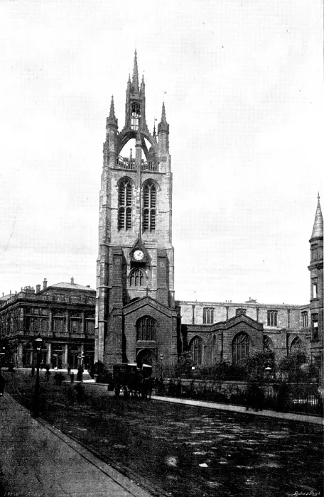 Framed Print : The Cathedrals of Great Britain: St. Nicholas, Cathedral of the Diocese of Newcastle, 1895. Creator: Francis Frith & Co Framed Print : The Cathedrals of Great Britain: St. Nicholas, Cathedral of the Diocese of Newcastle, 1895. Creator: Francis Frith & Co