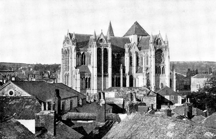 Framed Print : The Cathedrals of Great Britain: Truro Cathedral, 1895. Creator: Francis Frith & Co Framed Print : The Cathedrals of Great Britain: Truro Cathedral, 1895. Creator: Francis Frith & Co