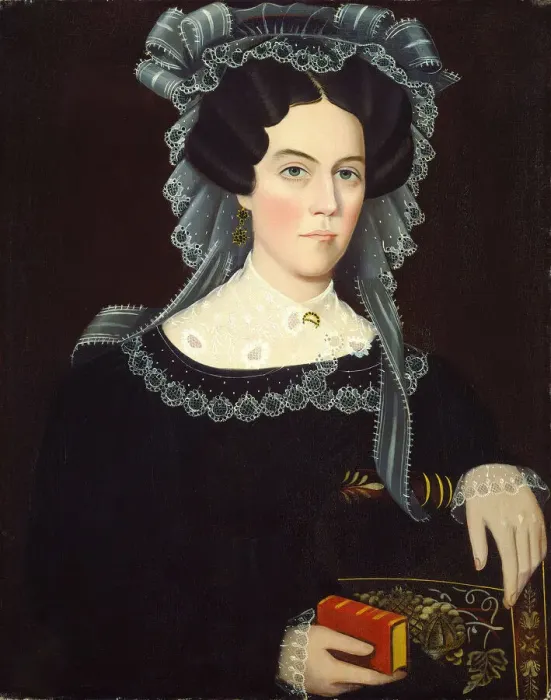 Framed Print : Catherine A. May, c. 1830. Creator: Ammi Phillips Framed Print : Catherine A. May, c. 1830. Creator: Ammi Phillips