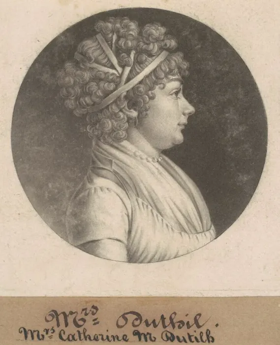 Framed Print : Catherine D. Dutilh, 1801. Creator: Charles Balthazar Julien Fevret de Saint-Mé Framed Print : Catherine D. Dutilh, 1801. Creator: Charles Balthazar Julien Fevret de Saint-Mé