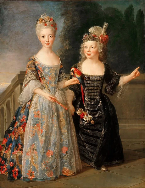 Catherine-Eleonore-Eugenie de Bethisy, future Princess of Montauban, and her brother Eugene de Bethi Artist: Belle, Alexis Simon (1674-1734)
