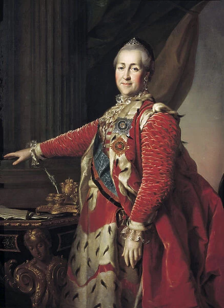 Catherine the Great, Empress of Russia, 1782. Artist: Dmitry Levitsky