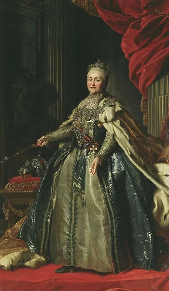 Catherine II, 1729-1796, Empress of Russia, Princess of Anhalt-Zerbst. Creator: Anon