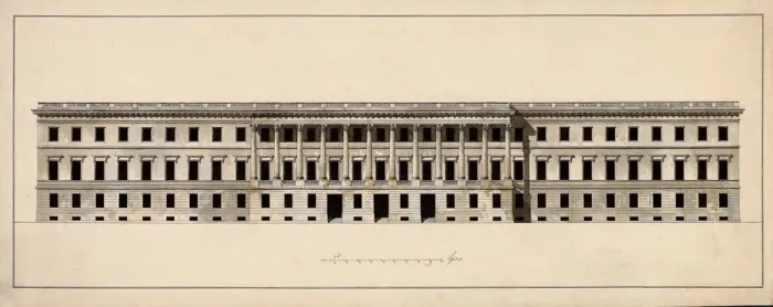Framed Print : The Catherine Palace (Golovin Palace) in Moscow. Creator: Quarenghi, Giacomo Antonio Domenico Framed Print : The Catherine Palace (Golovin Palace) in Moscow. Creator: Quarenghi, Giacomo Antonio Domenico