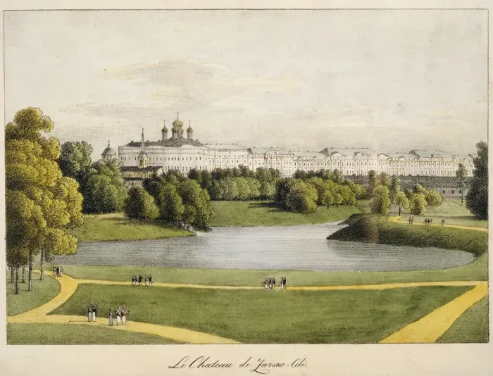 Framed Print : The Catherine Palace in Tsarskoye Selo, 1821-1822. Artist: Martynov, Andrei Yefimovich (1768-1826) Framed Print : The Catherine Palace in Tsarskoye Selo, 1821-1822. Artist: Martynov, Andrei Yefimovich (1768-1826)