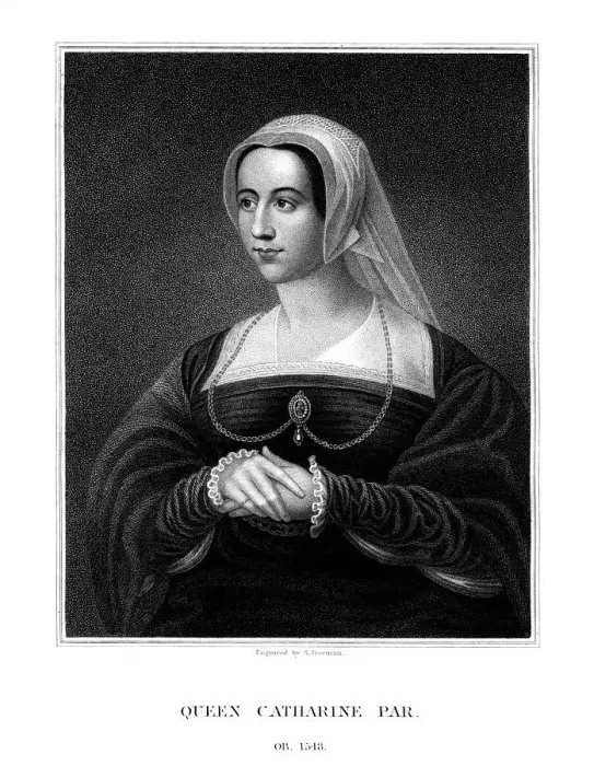Framed Print : Catherine Parr, Queen Consort of Henry VIII, (1823). Artist:s Freeman Framed Print : Catherine Parr, Queen Consort of Henry VIII, (1823). Artist:s Freeman