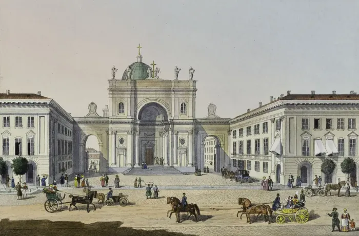 Framed Print : The Catholic Church of St. Catherine in Saint Petersburg, First half of the 19th cent Artist: Beggrov, Karl Petrovich (1799-1875) Framed Print : The Catholic Church of St. Catherine in Saint Petersburg, First half of the 19th cent Artist: Beggrov, Karl Petrovich (1799-1875)