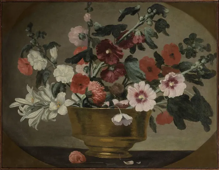Framed Print : Catino con fiori, c1635-1640. Creator: Strozzi; Bernardo (1581-1644) Framed Print : Catino con fiori, c1635-1640. Creator: Strozzi; Bernardo (1581-1644)
